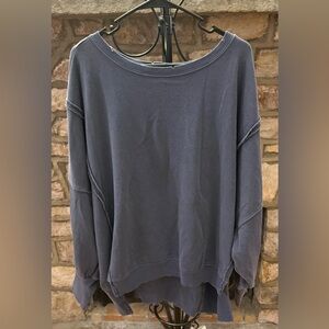 Free People We The Free Camden Pullover Sweatshirt – L (Oversized Fit)